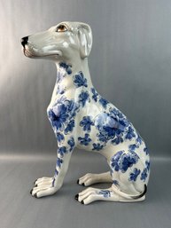 Italian Large Ceramic Dog