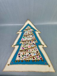 Bejeweled Fabric Christmas Tree