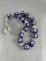 Large Chunky Evil Eye Prayer Beads