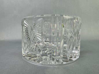 Fred Curtis Heavy Lead  Crystal Bowl - 1999