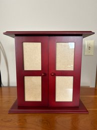 Small Red CD Cabinet