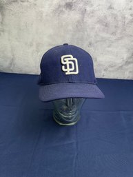 San Diego Padres Fitted Navy Blue Baseball Hat Cap 7 1/2