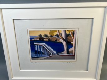 Donald Archer Signed Print Deep Blue Cove. -local Pickup