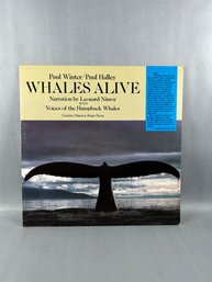 Whales Alive Vinyl Record Leonard Nimoy