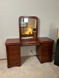 Vanity Desk And Jewelry Storage