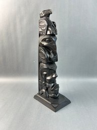 Rufus Moody Haida Argillite Carved Totem