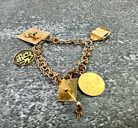 14k Gold Charm Bracelet