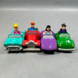 Archie, Jughead, Betty, And Veronica  In Cars