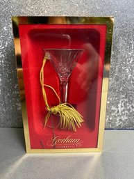 Gorham  Crystal Glass Christmas Ornament