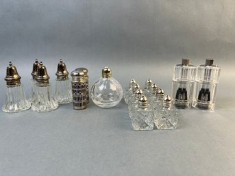 Lot Of 17 Salt & Pepper Shakers And 2 Mills.