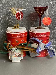 Hand Painted Glass Ornaments Mini Tini By Lolita