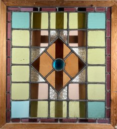 Vintage Stained Glass Window #4 -Local Pick-Up Only