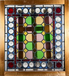 Vintage Stained Glass Window #2-Local Pickup Only