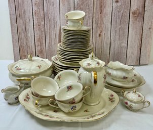 46 Pieces Of Rosenthal Floral And Gold *Local Pick-Up Only*