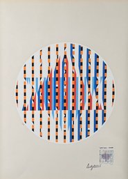 Yaacov Agam Art Signed Lower Left Hand