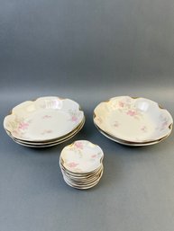 4 Soup And 8 Butter Dishes By Haviland Limoges.