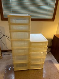 Two Plastic Storage Containers