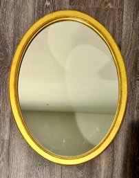 Gold Oval Mirror  *Local Pick Up Only*
