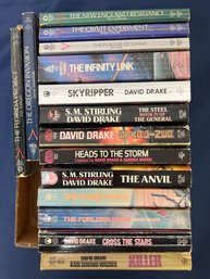 Lot Of 15 Sci-fi Books. Drake, Carver, Wold, Sullivan.