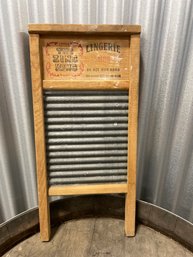 The Zing King Lingerie Washboard ~ National Washboaed Co. #703
