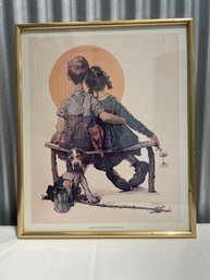 Sunset Print By Norman Rockwell