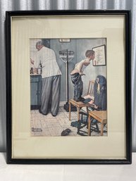 Before The Shot ~ Print By Norman Rockwell