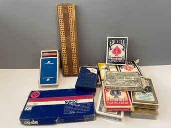 Lot Of Cards And Card Games
