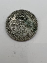 Two Shillings 1941 George V1 Coin