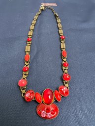 Thelma Paris Necklace Red Color