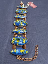 Thelma Paris Bracelet-blue And Yellow