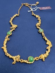 Thelma Paris Light Green Stone Necklace