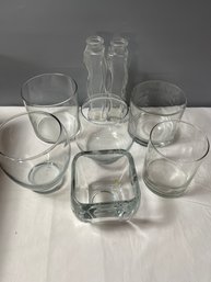Clear Vases Set Of 8