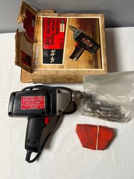 Vintage Craftsman 3/8 Inch Drill With Attachments.