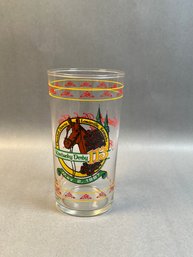 Kentucky Derby Drinking Glass May 2, 1987