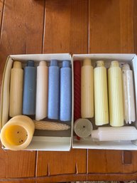 Box Lot Of Candles