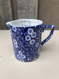 Crownford China Staffordshire Calico Measuring Cup