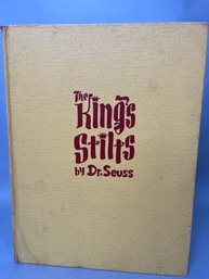 Book:  The Kings Stilts - By Dr. Suess, 1939