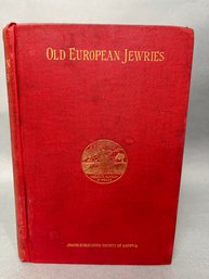 Book:  Old European Jewries - By David Philipson D. D., 1894