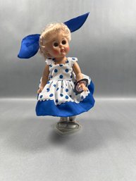 Ginny Girl, Blue Polka Dot Dress