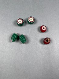 Venetian Chevron And Rosetta Beads Trade Beads