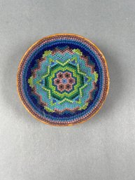 Beautiful Beaded Huichol Gourd