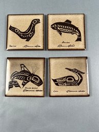 Clarence Wells Coaster Tiles Set Of 4