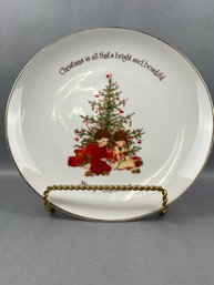 Christmas Holly Hobbie Plate