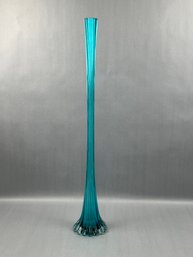 Vintage Large Teal Tower  Vase