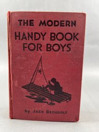 The Modern Handbook For Boys By Jack Bechdolt 1933