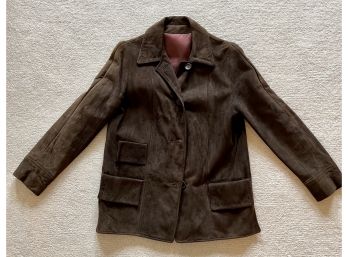 Currie's Brown Suede 4 Button Jacket