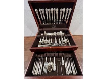 114 Piece Set Of Towle French Provincial Sterling Flatware