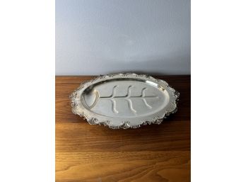 Wilcox Essex Manor Roast Silver Plate Footed Tray **Local Pickup Only**