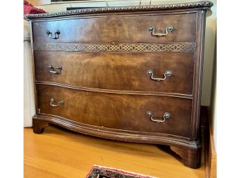 Vintage Bowfront  Chippendale Accent 3 Drawer Dresser **Local Pickup Only**