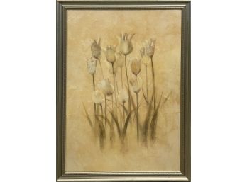 Blum Floral Print Painting Framed **Local Pickup Only**